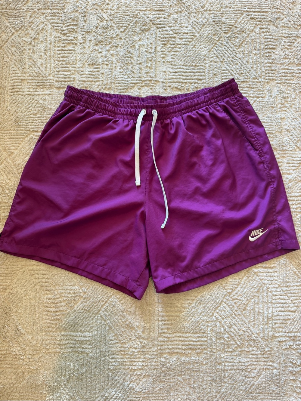 Nike Men’s Purple Woven Athletic Shorts XXL Drawstring Lightweight